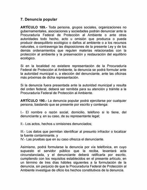 denuncia popular